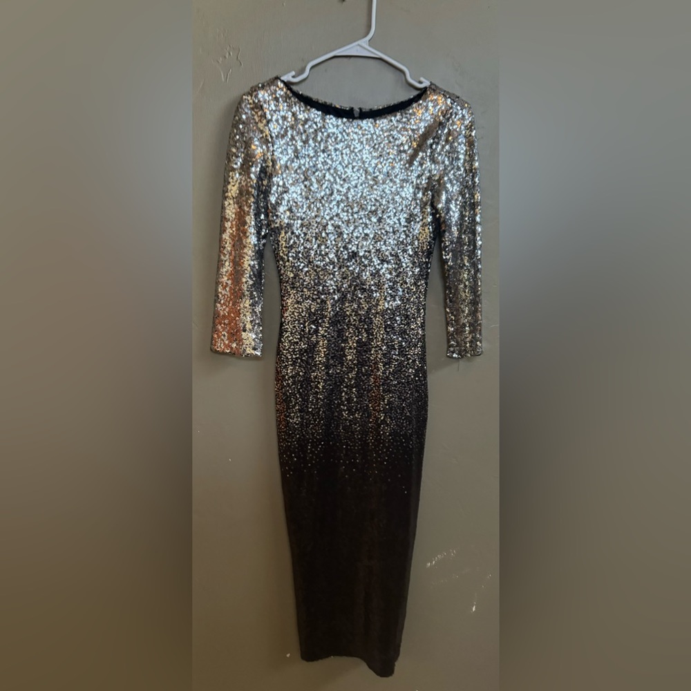 Beautiful New Year’s Eve Sequin party dress.